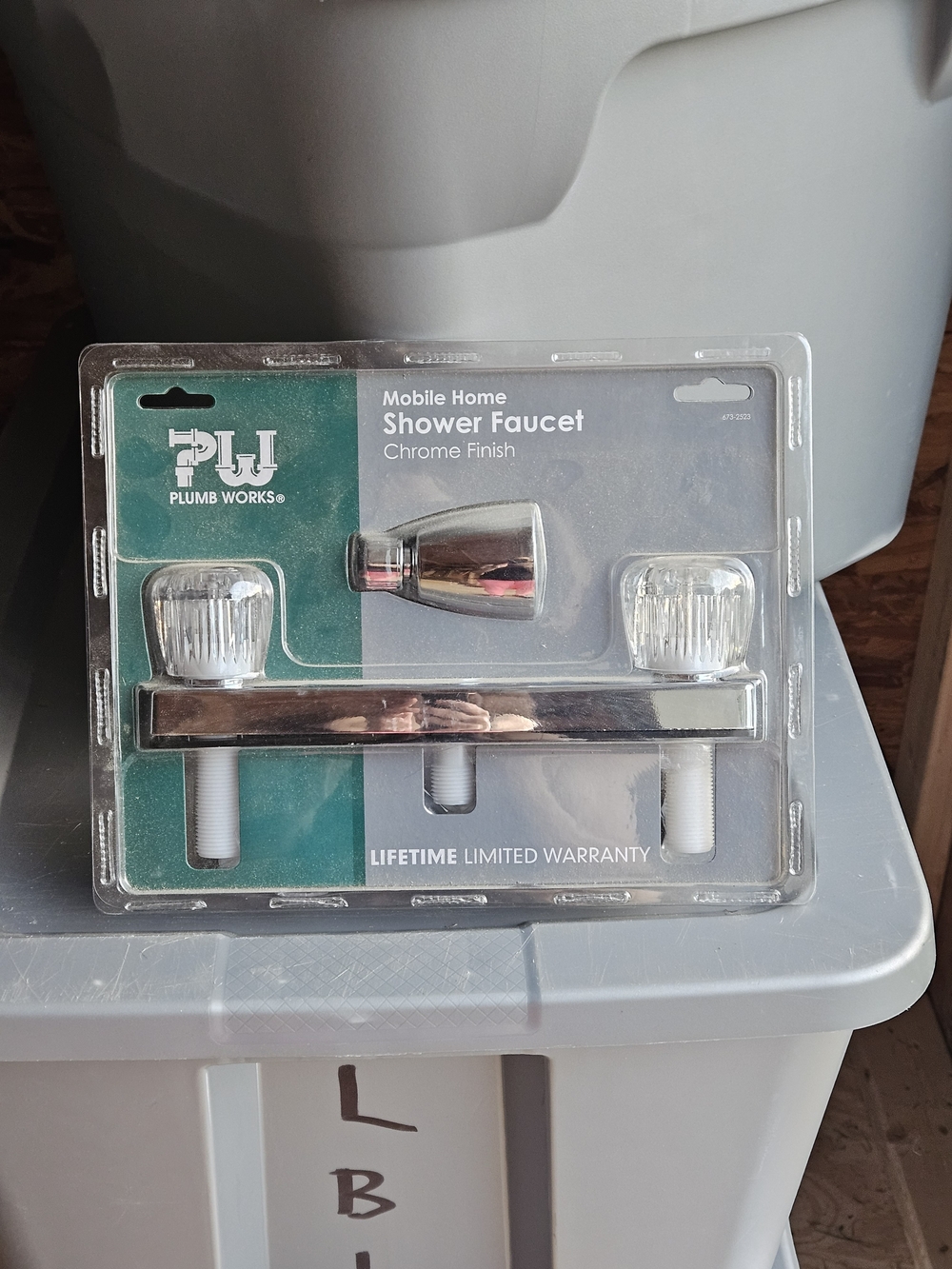 Chrome Finish Mobile Home Shower Faucet - Chrome